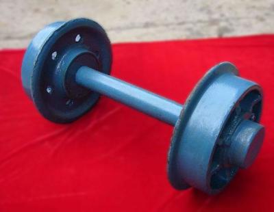 O molde dobro de mineração da flange da roda do trilho forjou o certificado do ISO