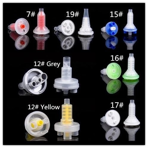 50pcs/pack Dental Plastic Dynamic Mixing Tips for impression materials