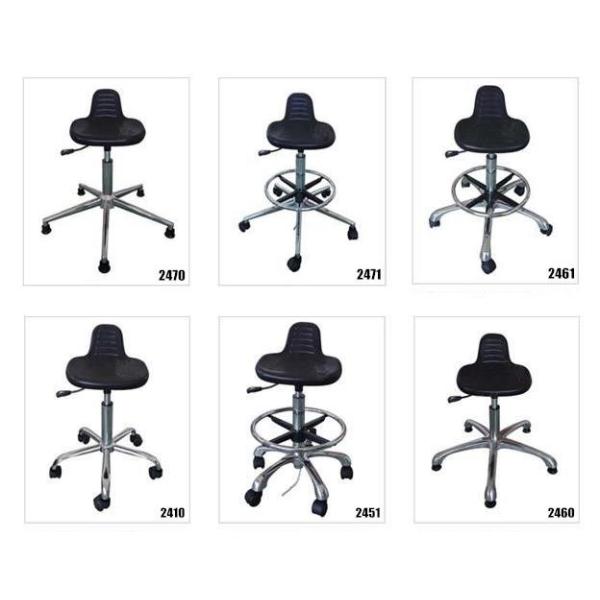 300 полиуретана Lbs сейфа ESD предводительствуют кольцо ноги табуретки w/Chrome ESD пневматическое