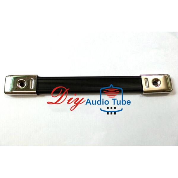 Black Color Leather Guitar Amp Handle High Strength Rubber 240mm Length