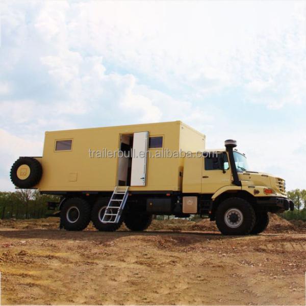 Customizable 18ft Expedition Truck Camper Motorhome Box for Overland Road RV Camping