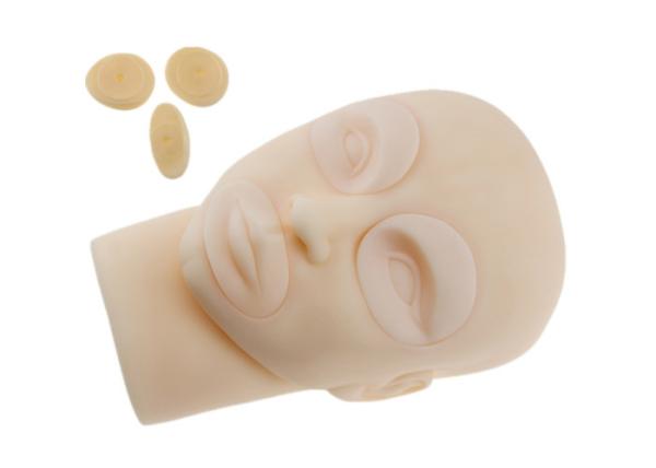 Emulsion Material Tattoo Practice Skin 3D Effect Silicone Head Model