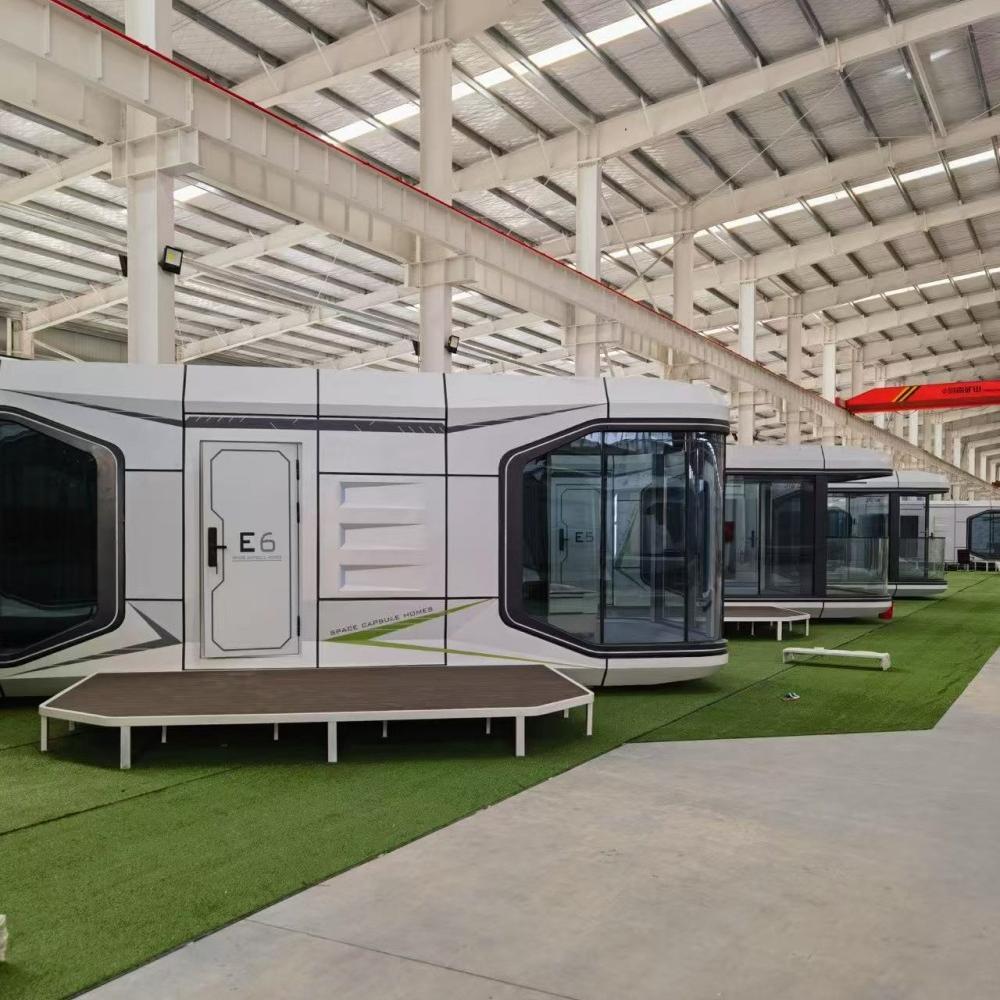 Luxury Waterproof Prefab Adventure Design All Terrain Space Capsule Factory Cheap Price Camping Steel Structure House