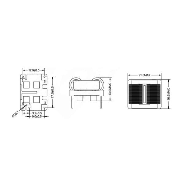 Плоское 2mh 20uh 20W - наивысшая мощность индуктора дроссельного контура 60W высокочастотная