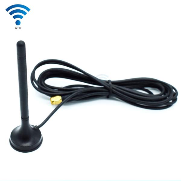 4G LTE Magnetic Wifi Antenna 700-2700MHz RG174 SMA Male Connector With 3 Meters Coaxial Cable