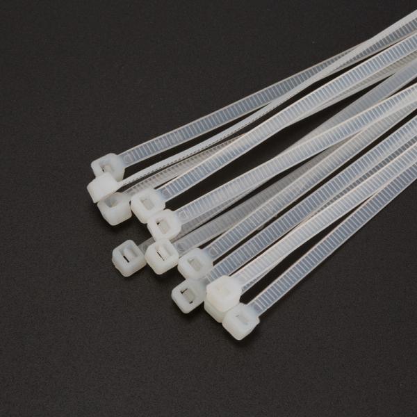 10 polegadas Mini Nylon Cable Tie Self que trava envoltórios pequenos do laço branco