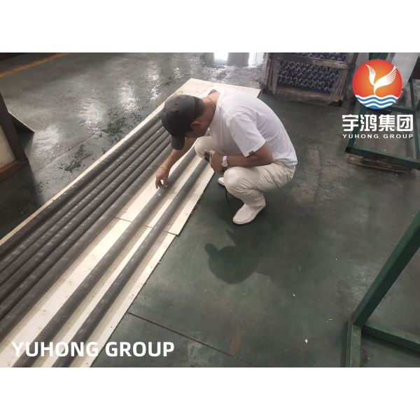 ASME SA249 TP304 Extruded Finned Tube with Al1100 Fins For Air-Cooled Condensers
