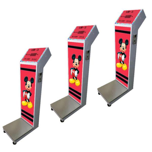Suitcase Luggage Weight Coin Operated Human Weight Scale 34*50*123cm Size and Weight