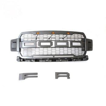 2018 Raptor F150 Ford Raptor Parts Front Grill Mesh With Side LED