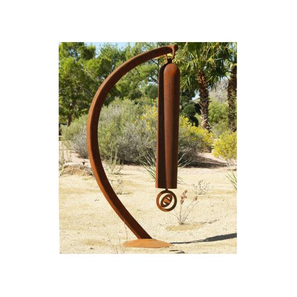 Скульптура искусства скульптуры, двора и сада Кортен перезвона ветра металла стальная