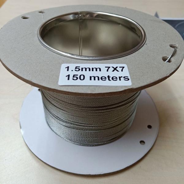 Оптовая продажа на веревочке стального провода слинга нержавеющей стали запаса 304 гальванизированной кабелем