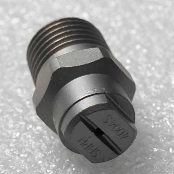 Ultra-Wear-Resistant Stainless Steel High-Pressure Nozzle - Stable Flow Fan/Cone Spray Nozzle for Industrial Water Jet & Sanitation Cleaning