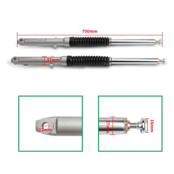 Steel Aluminum Motorcycle Front Shock Absorber CG125 CG150 Moto Suspension Parts