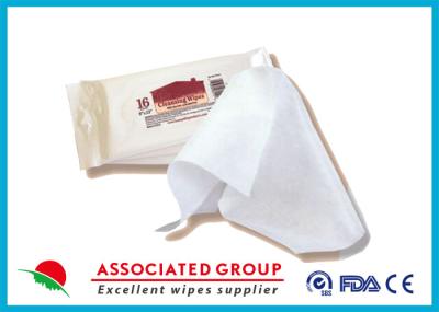 Toalhas de rosto molhadas adultas não tecidas das limpezas 16Pcs Premoistened de Spunlace