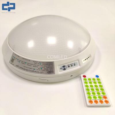 warehouse lED Emergency ceiling light Robust stair well oyster LED Lights IP65 weatherproof LED Garage Oyster Light Fixture