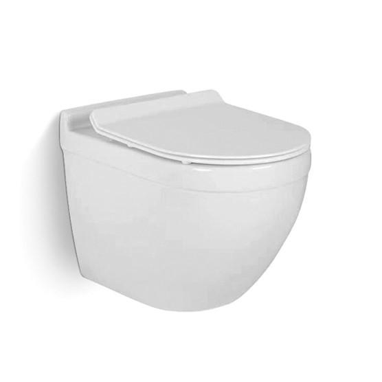 Couleur blanche Salles de bains en céramique Wc One Piece Toilette murale suspendue Toilette moderne