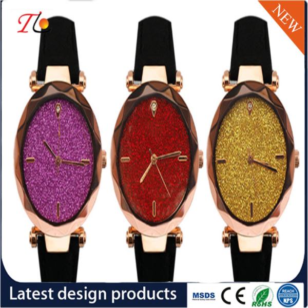Wholesale Women's Watches PU Watch Band Alloy Case PU Watches Color Dial with Diamond Fashion Watch