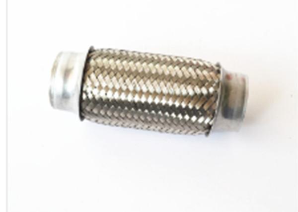 76 X 120mm Auto Exhaust Flexible Pipe High Strength Outer Wire Braided