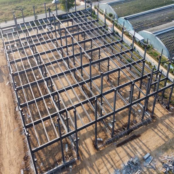 Construções de aço industriais pesadas da fabricação da construção da estrutura da armação de aço de Q355B
