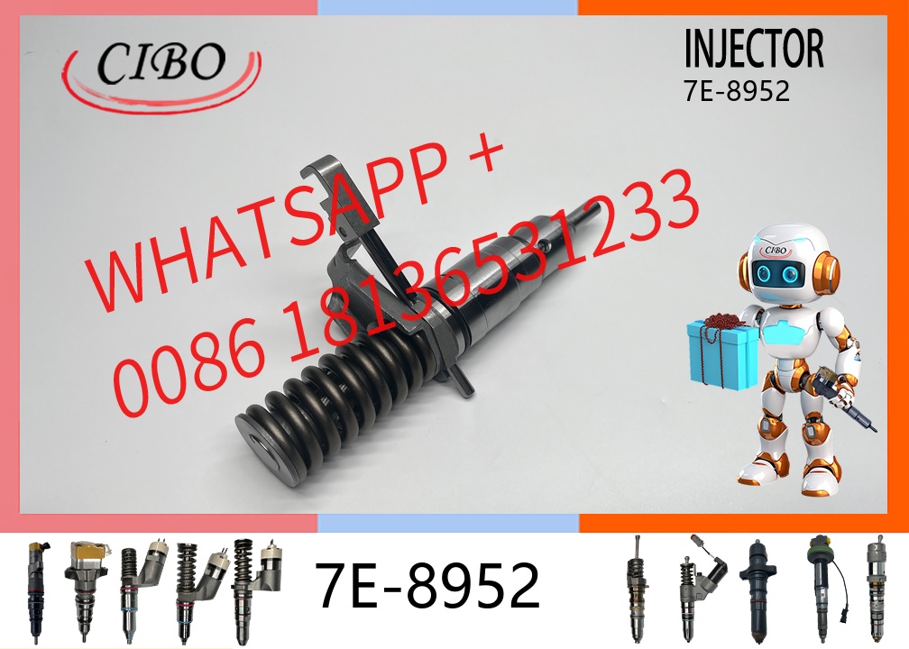original 7E-8952 Diesel Engine Fuel Injector for 3116 Engine 200B 320B 322B 325B 446B Excavator Parts Fuel Injector Pump Replacement for OEM 0R-8467 original new injector