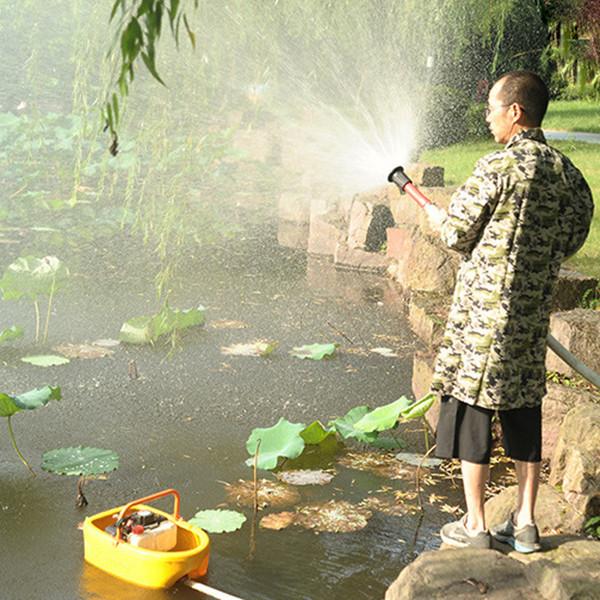 Portable Floating Boatlike 4- Stroke Mini Gasoline Water Pump For Irrigation Watering