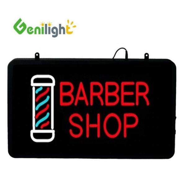 50000 Hours Working Lifetime Oval LED Sign for Hair Salon Superior Performance