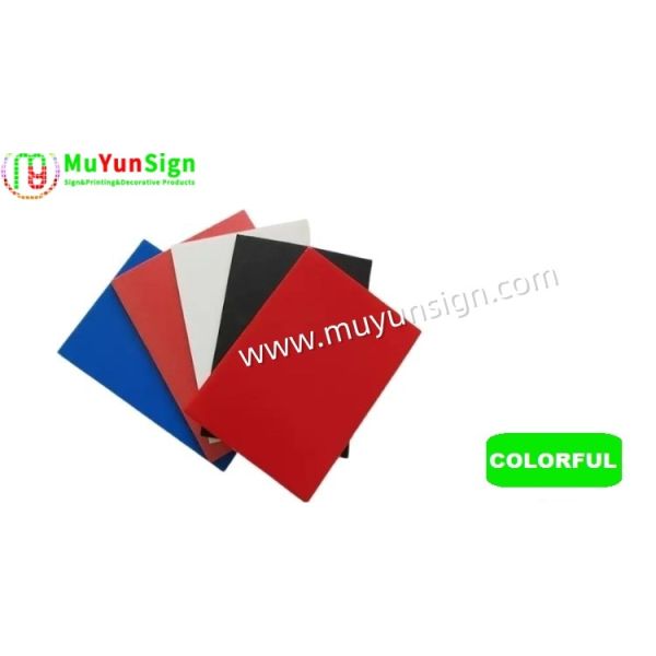 Sign Making Paper Foam Board Customized Color Matte Finish Digital Printing