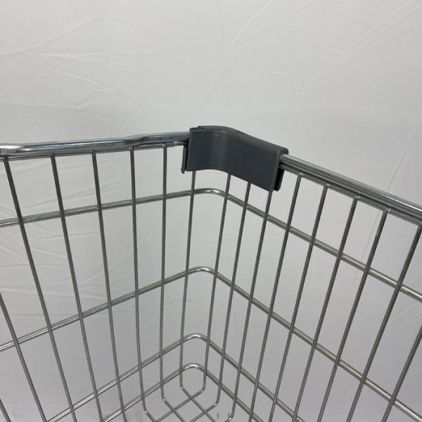 Australian Style 150L Supermarket Shopping Trolley Metal Gray Chain Store Shopping Cart CE