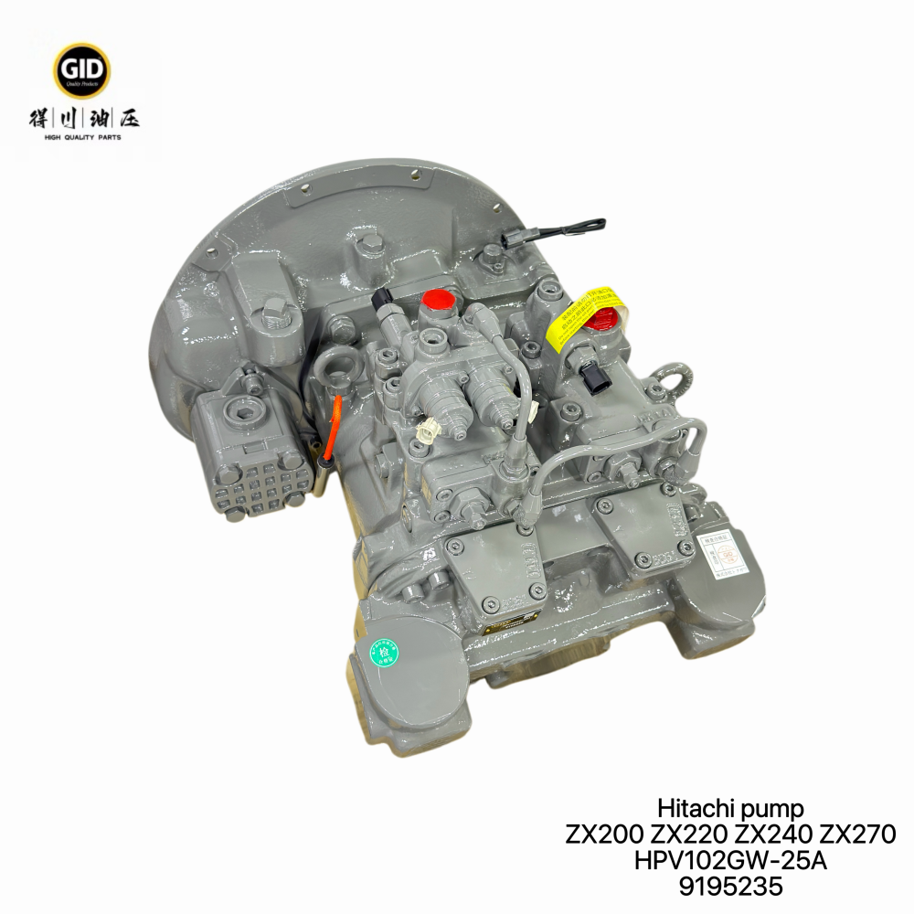 High Pressure High Efficiency Stable Operation Excavator Hydraulic Main Pump HPV102GW-25A for Hitachi ZX240-3G