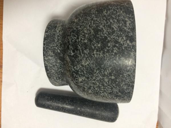 Natural Stone Granite Mortar and Pestle For Kitchen Grinding Spice Foods Tools