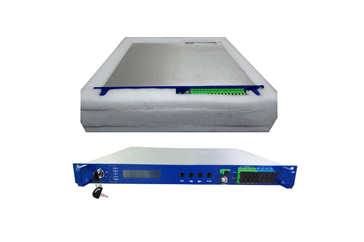 1540~1565nm 8 вывело наружу наивысшая мощность EDFA SC/APC 21 DBm с SNMP для сети HFC