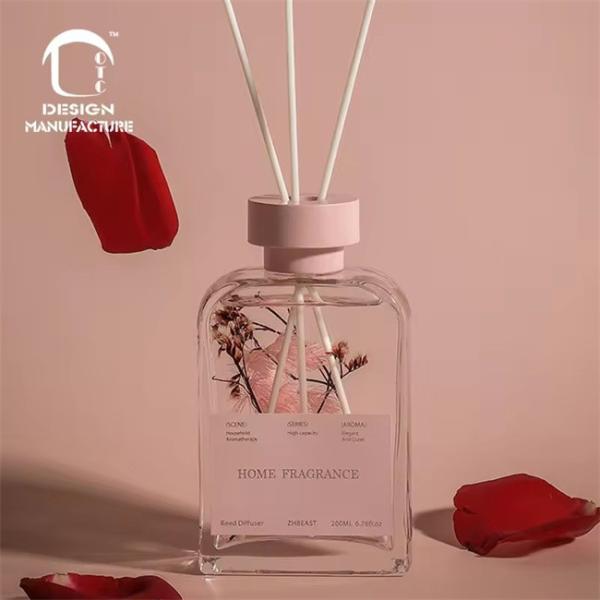 200ml Luxury Home Fragrance Rattan Diffuser Sticks Essential Oil Reed Diffuser Bottle Gift Set