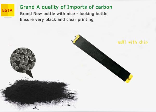 Sharp Black Toner Cartridge MX -3100N and MX -2600N Copiers MX -31NTBA