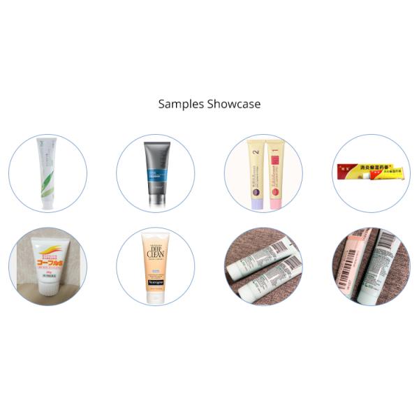 Facial Cleaner Cosmetic Tube Filling Sealing Machine 60pcs/Min