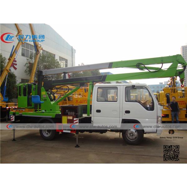 Тележка ISUZU 4x2 16M установила воздушную рабочую платформу со сложенной рукой