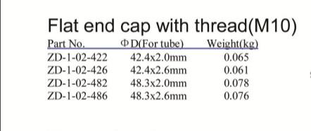 stainless steel handrail end cap/stainless steel flat end cap that used for building