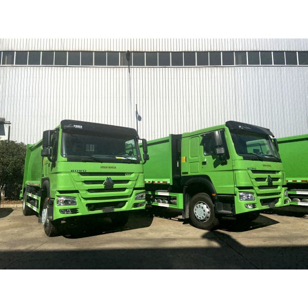 Heavy Garbage Refuse Compactor Truck HOWO 6x4 Refuse Compressor Truck 15m3 20m3