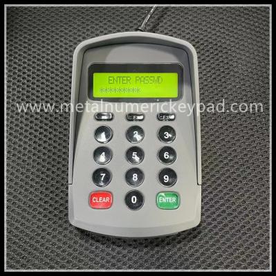 Relação plástica entrada do Usb do teclado numérico do banco do contador da senha com exposição