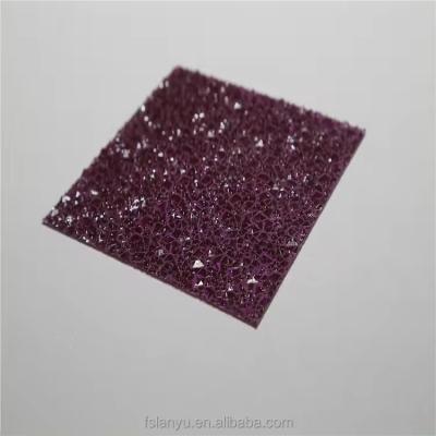 UV 400 Unbreakable Clear Colored Polycarbonate Sheets Diamond Poly Carbonate Plate