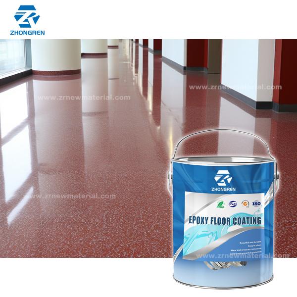 Long Lasting Self Leveling Epoxy Floor Coating Clear Hard For Seamless Repairs