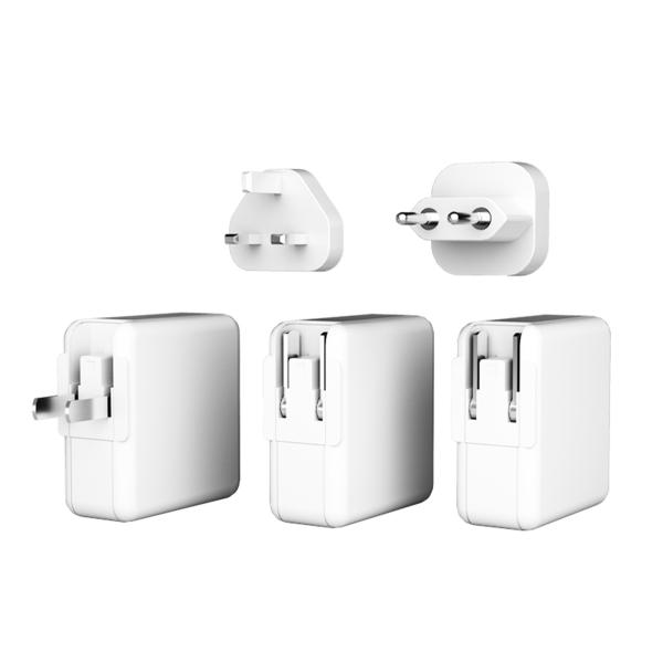 Laptop Phone White 61 Watt Mini Travel GAN Charger