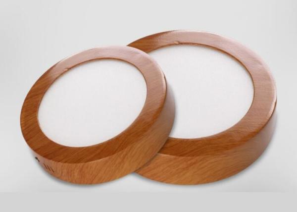 Pmma Led Panel Light 18w , Wood Grain Color Living Room Ceiling Lights 
