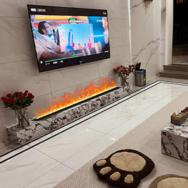 Freestanding Rectangular Led Electric Fireplace For Indoor/Living Room/Hotel Perfect Combination