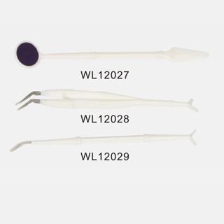 Disposable White, Red, Green 15 / 15.8 / 16.5cm Dental Mirror WL12027 WL12027; WL12028; WL12029