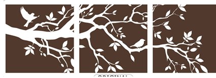 Decorative Reusable Personalised Tree Wall Flower Stickers G202