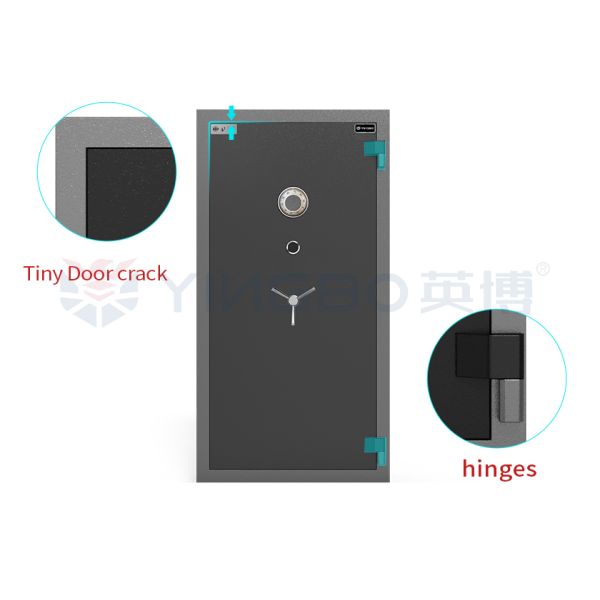 OEM Fireproof Safe Box Heavy Duty Anti Theft Alarm System Multiple Fire Prevention Design