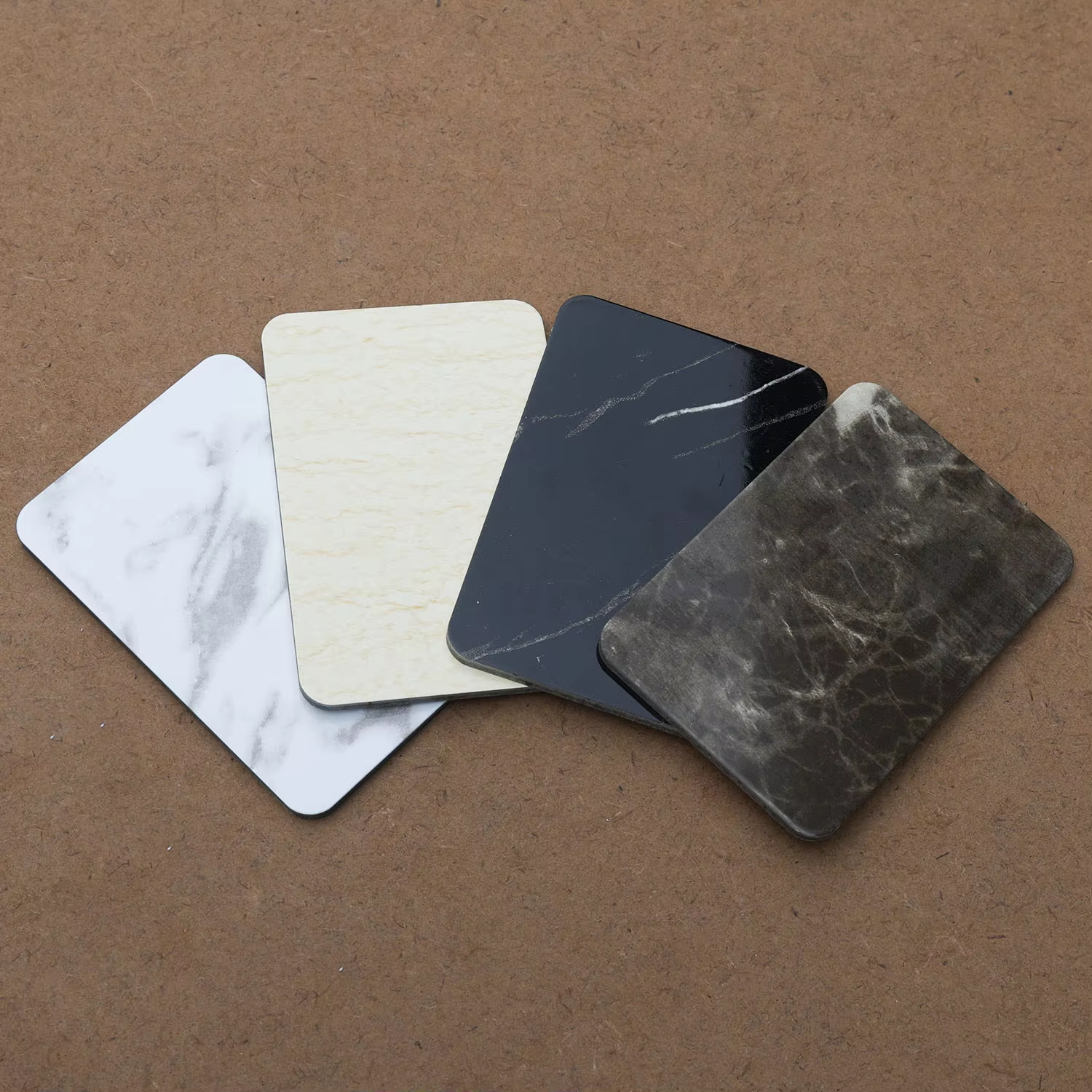 texture en pierre brutte Panneau composite en aluminium de marbre 3 mm 122 cm x 244 cm