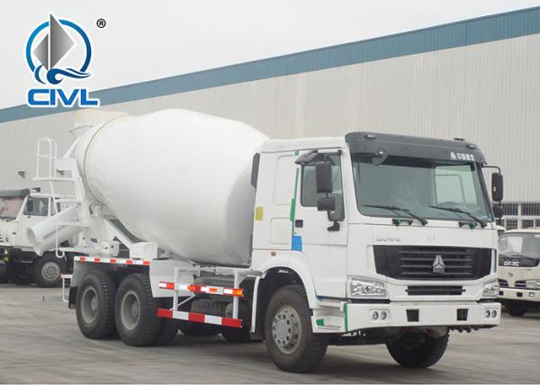 HOWO Sinotruk Concrete Mixer Trucks 8cbm 6x4  371 hp 20-60 ton  With Italy Motor And Pump