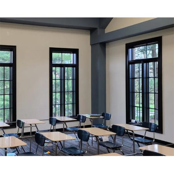 Écran pliable étanche au vent en aluminium à double vitrage