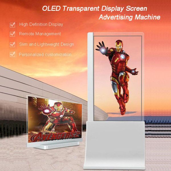 Museums 55 Inch Transparent OLED Display – Customizable Transparent OLED Screen for Exhibitions
